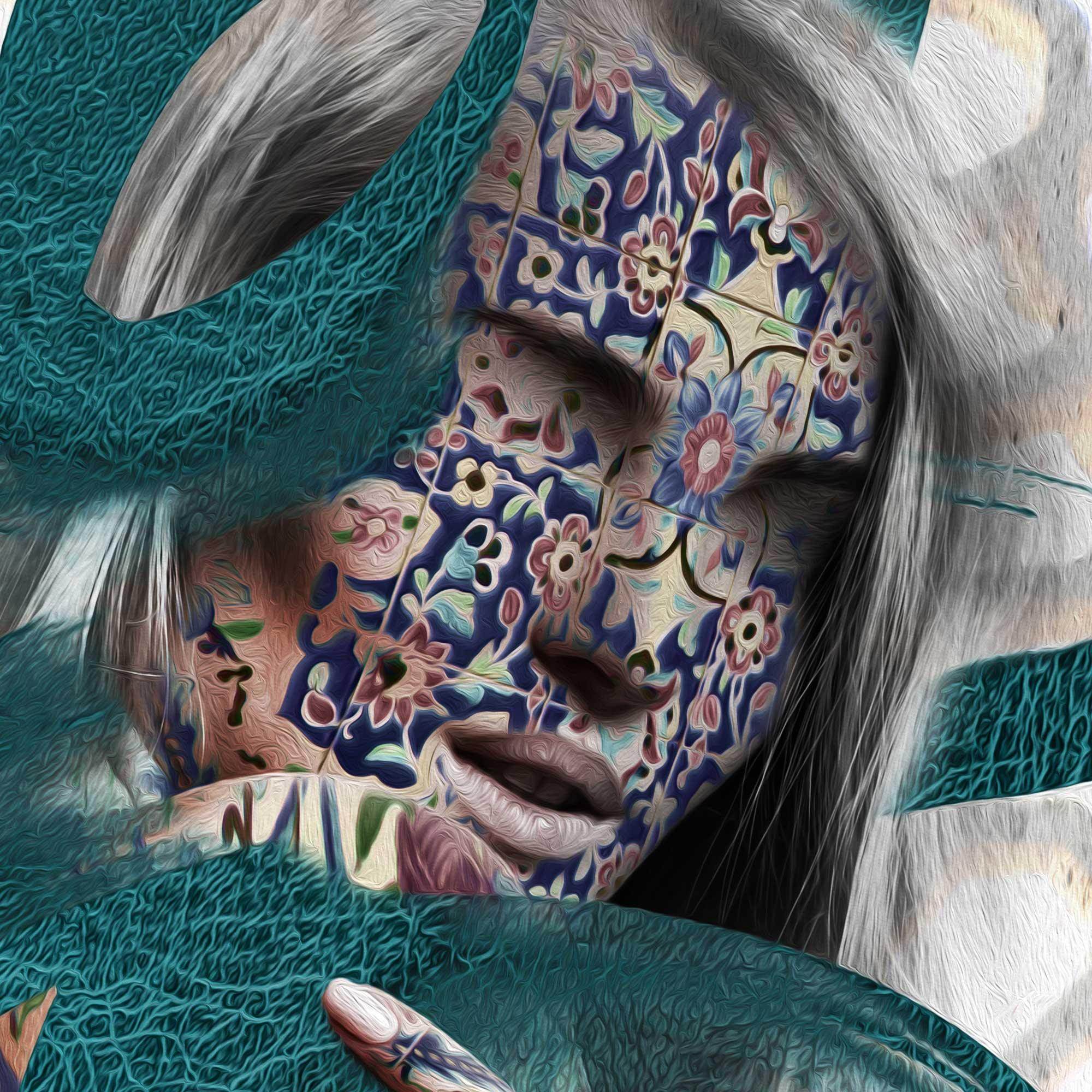 Hich هیچ | Persian Modern Wall Art | Persian Calligraphy Wall Decor - ORIAVI