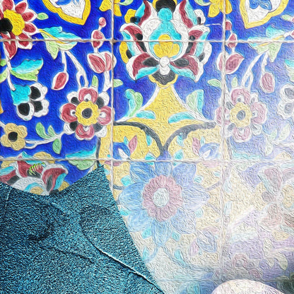 The last kiss | Persian Wall Art | Persian Home Wall Decor - ORIAVI