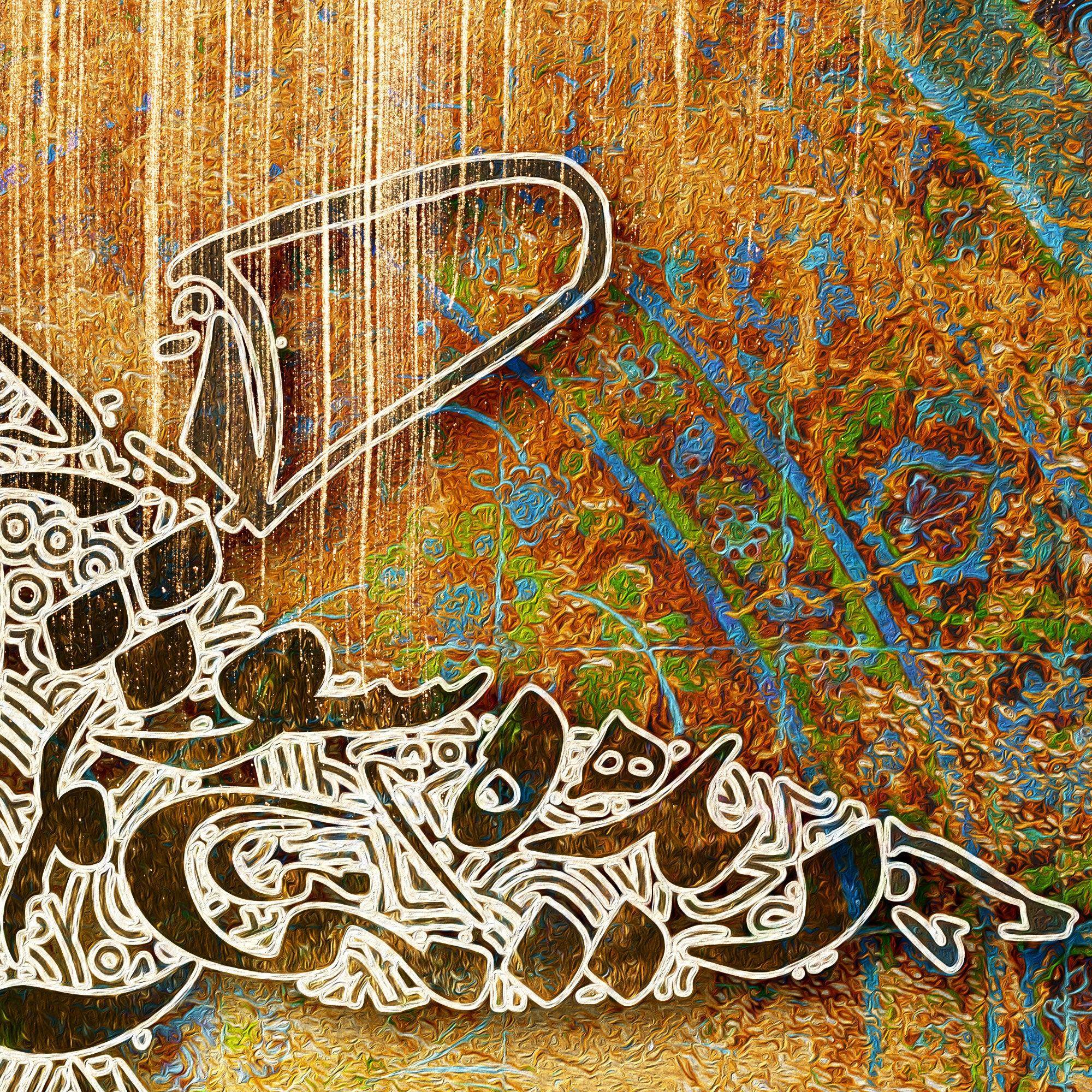 Be Yourself Persian wall art, alternate artwork view 2