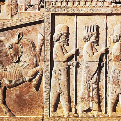 Custom Canvas 2X52"X78" - IRAN - ORIAVI 