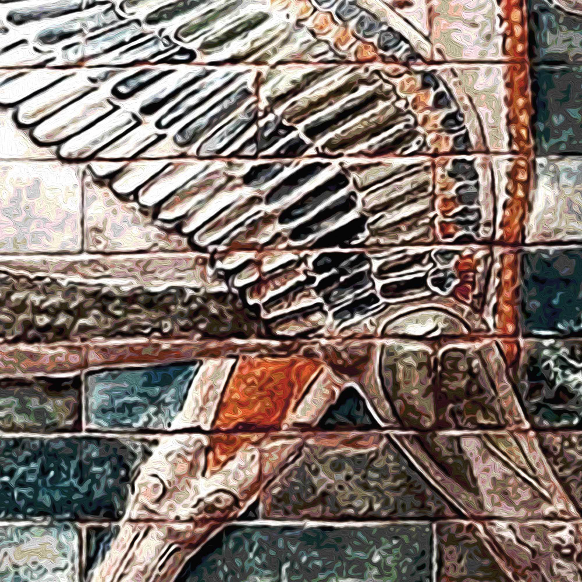 Unicorn from Apadana Persian wall art, alternate artwork view 3