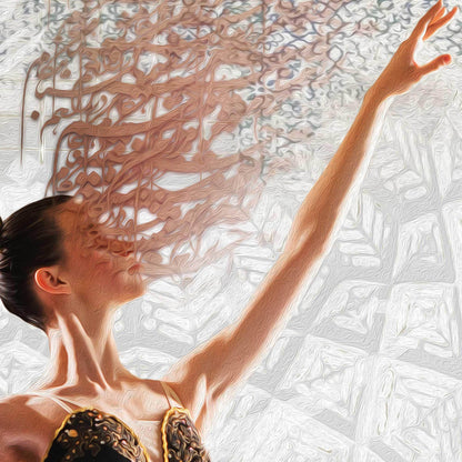 I’m looking forward to you (PANORAMIC) | Persian Calligraphy Wall Art - ORIAVI