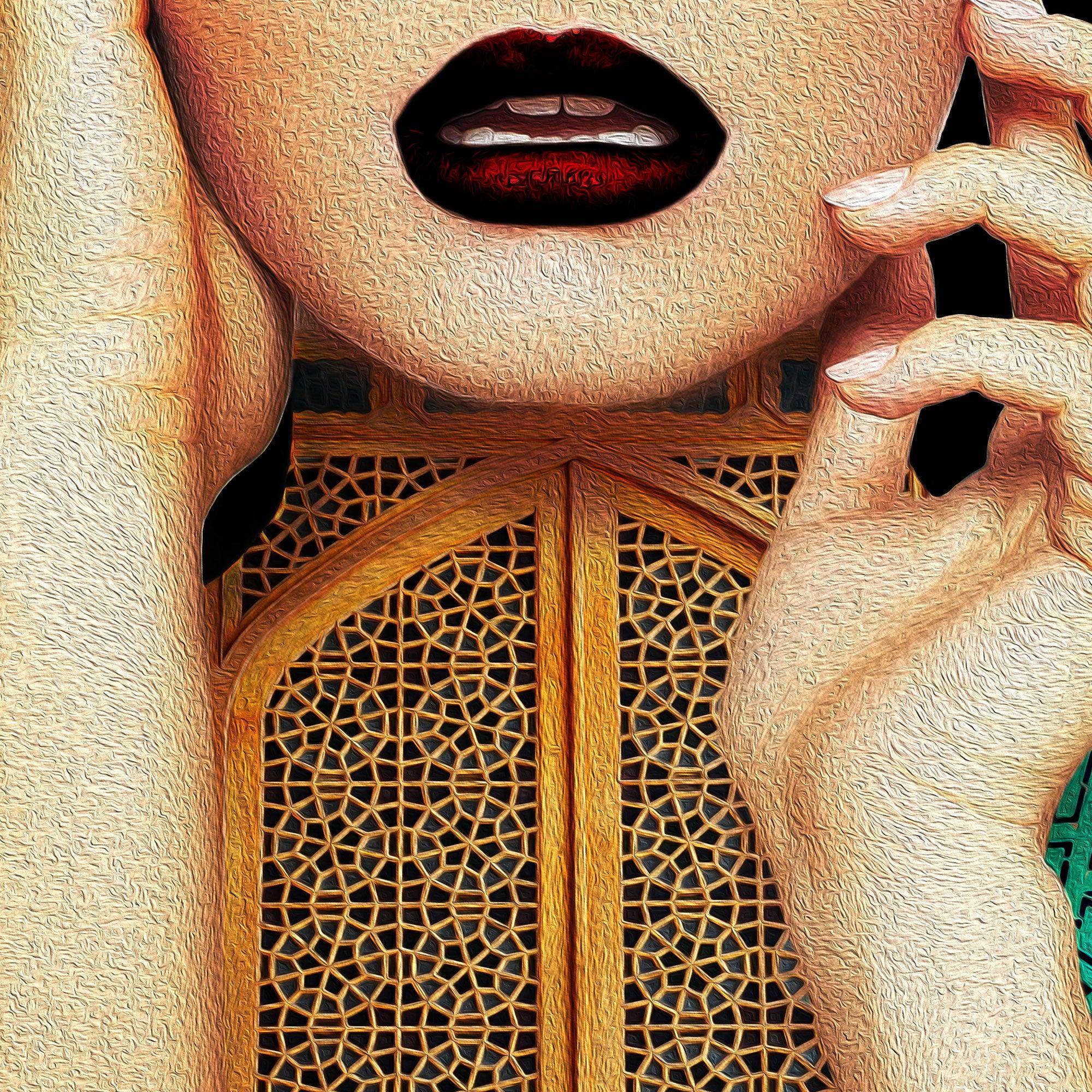 You Are Among the Heart Persian wall art, alternate artwork view 2