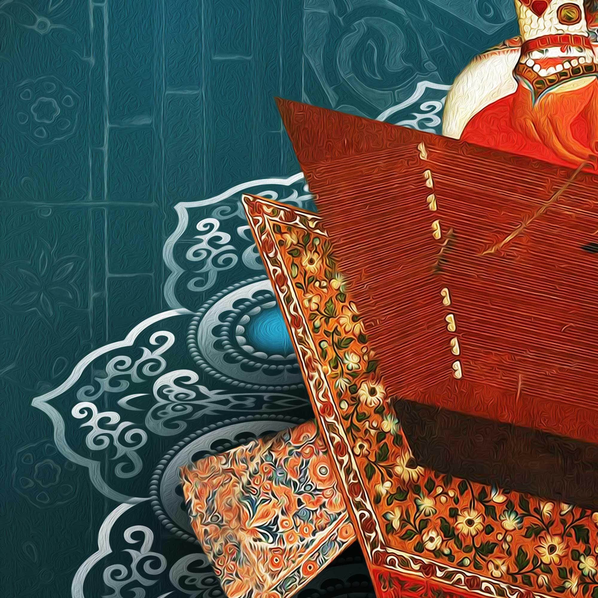 The Secret of Love | Persian Unique Canvas Wall Art - ORIAVI