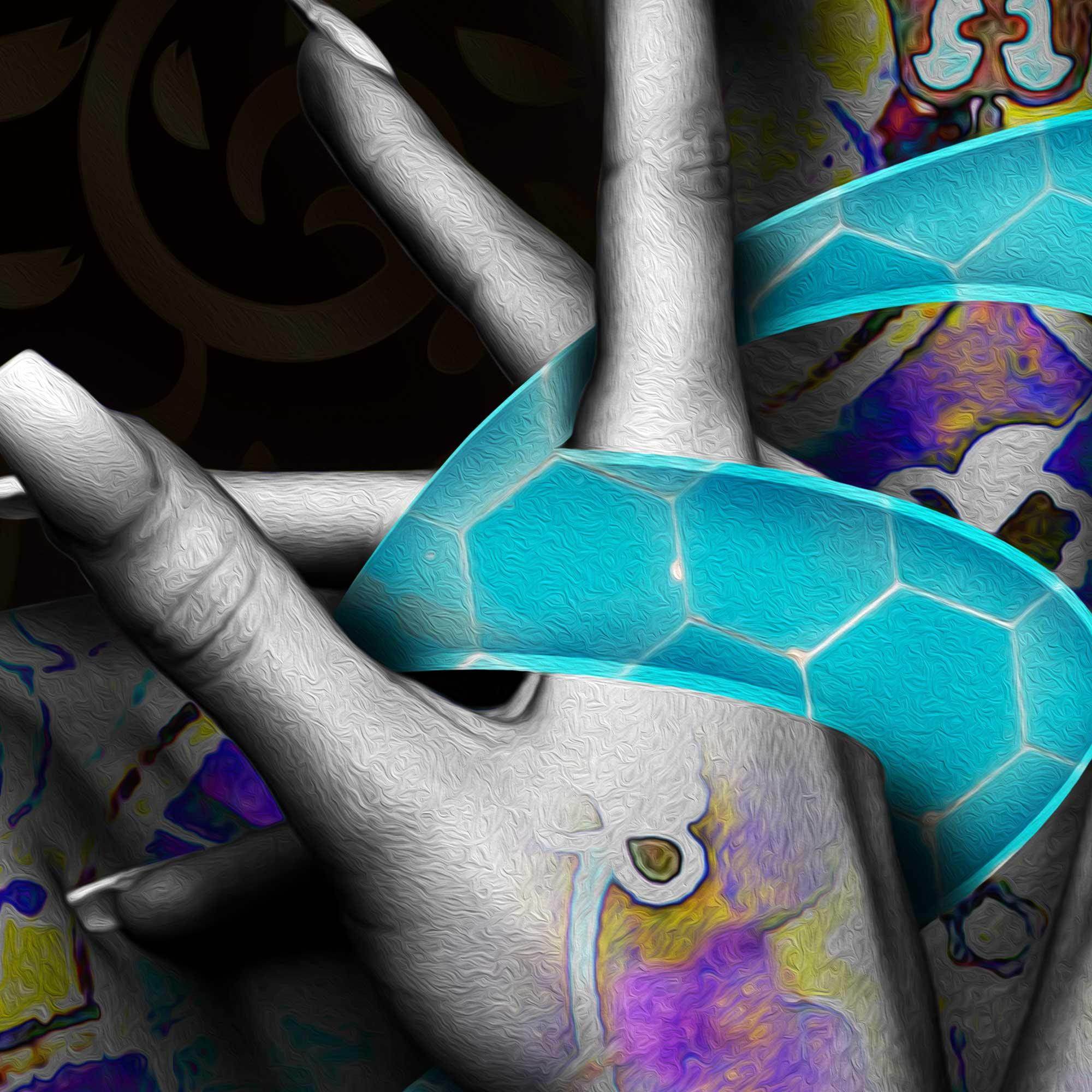 Hich هیچ | Persian Modern Calligraphy Wall Art - ORIAVI