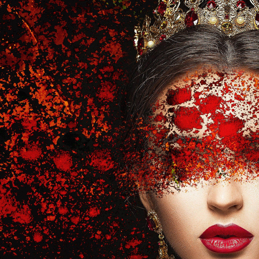 To Dar Mian-e Jani | Persian Wall Art | Persian Home Wall Decor - ORIAVI