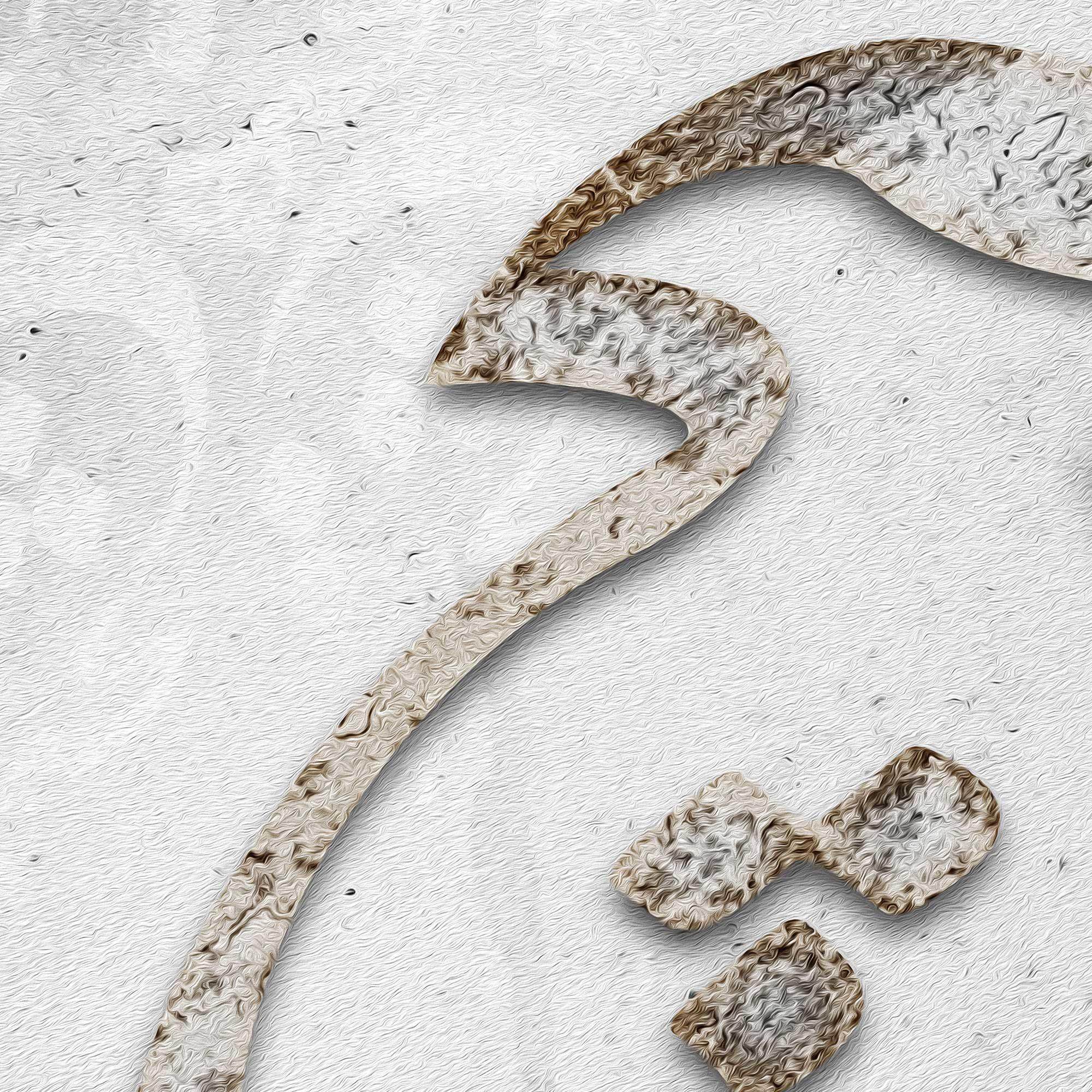 HICH | هیچ | Persian Art | Iranian Calligraphy Wall Art - ORIAVI