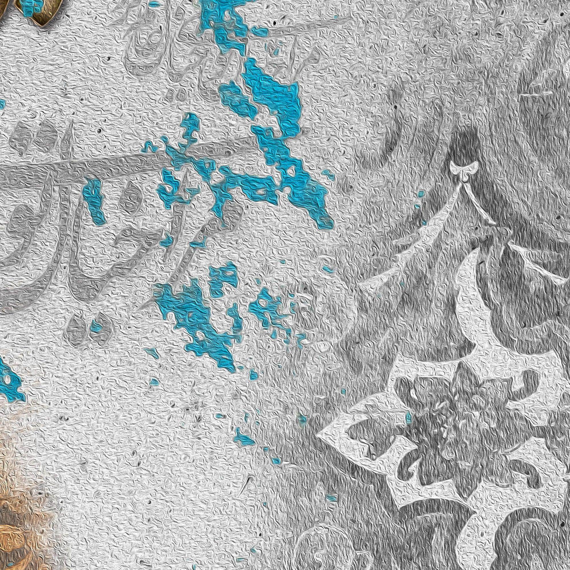 Dreaming of You Persian wall art, alternate artwork view 5