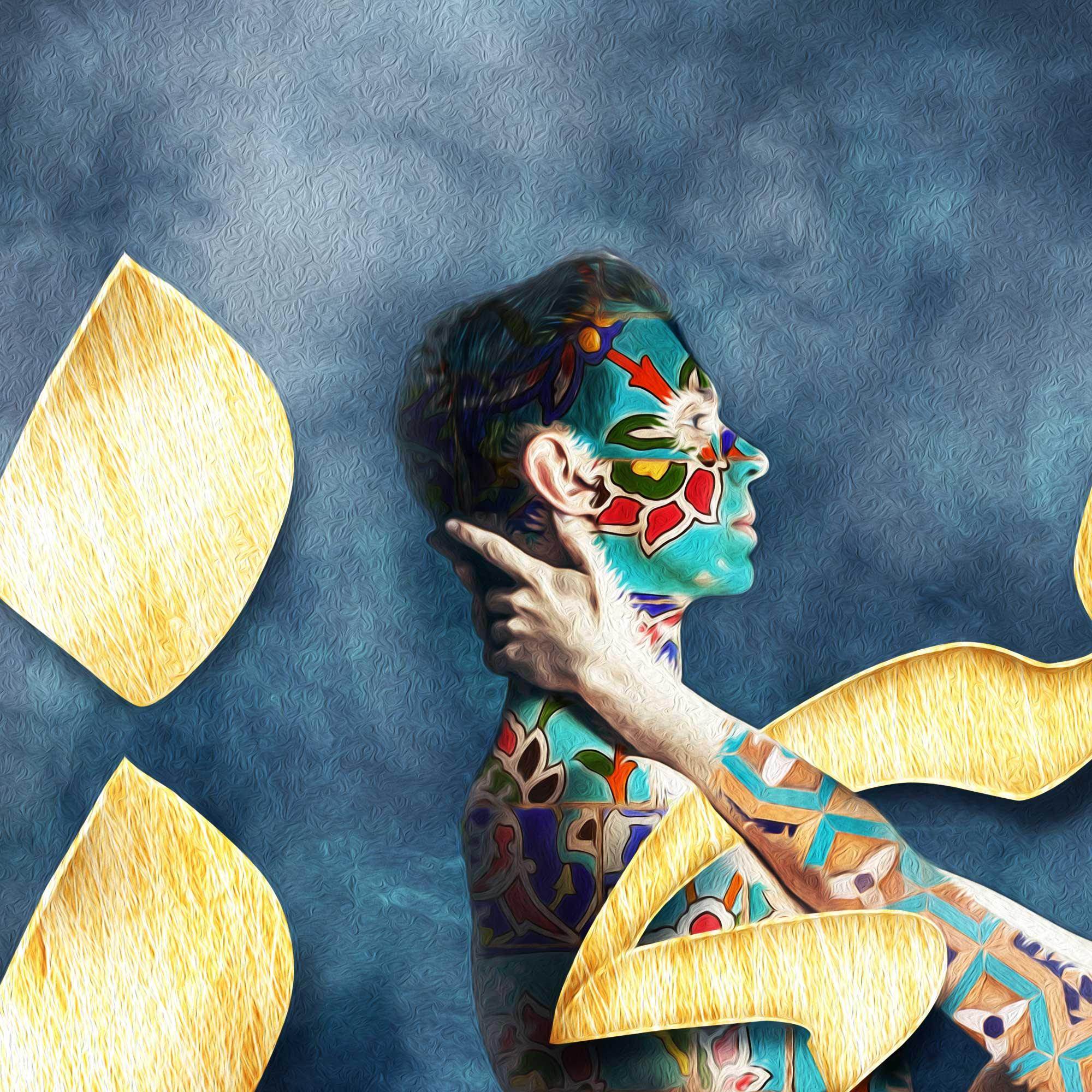 HICH | باید که جمله جان شوی | Persian Art | Wall Art With Unique Persian Calligraphy - ORIAVI