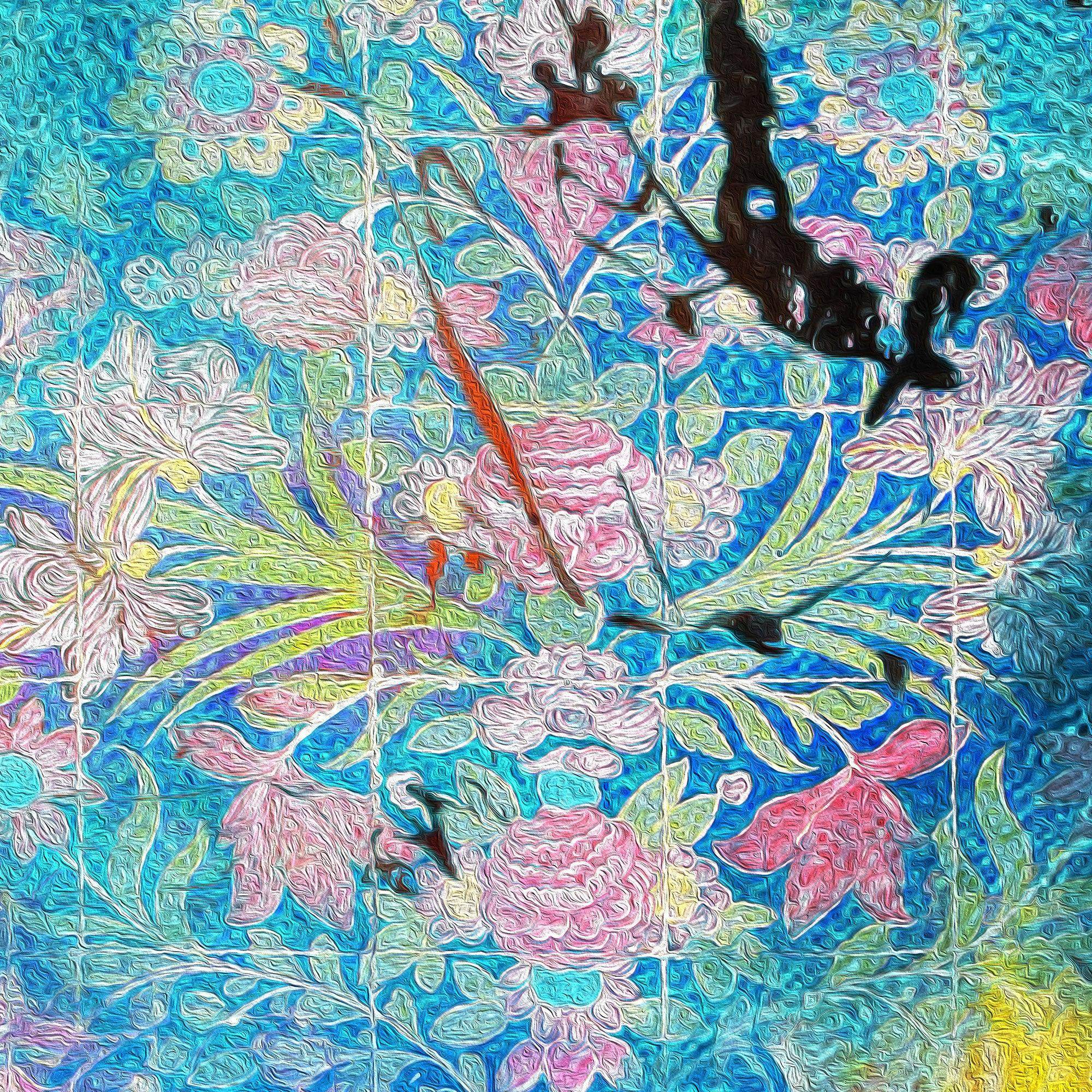 Dance of Colors Persian wall art, alternate artwork view 4