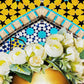 Persian Tile Girl | Persian Wall Art | Persian Home Wall Decor
