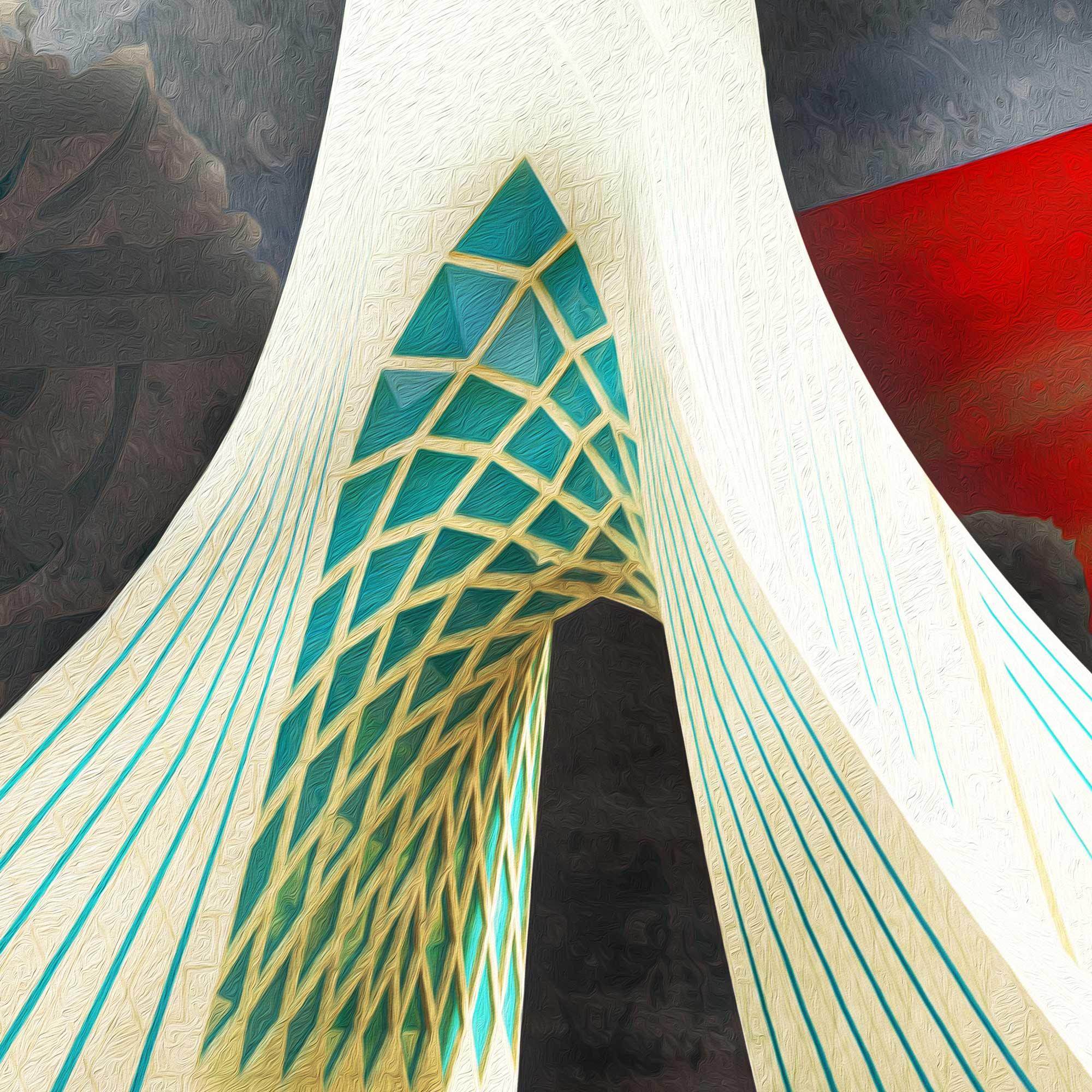 Woman, Life, Freedom Persian wall art, alternate artwork view 6