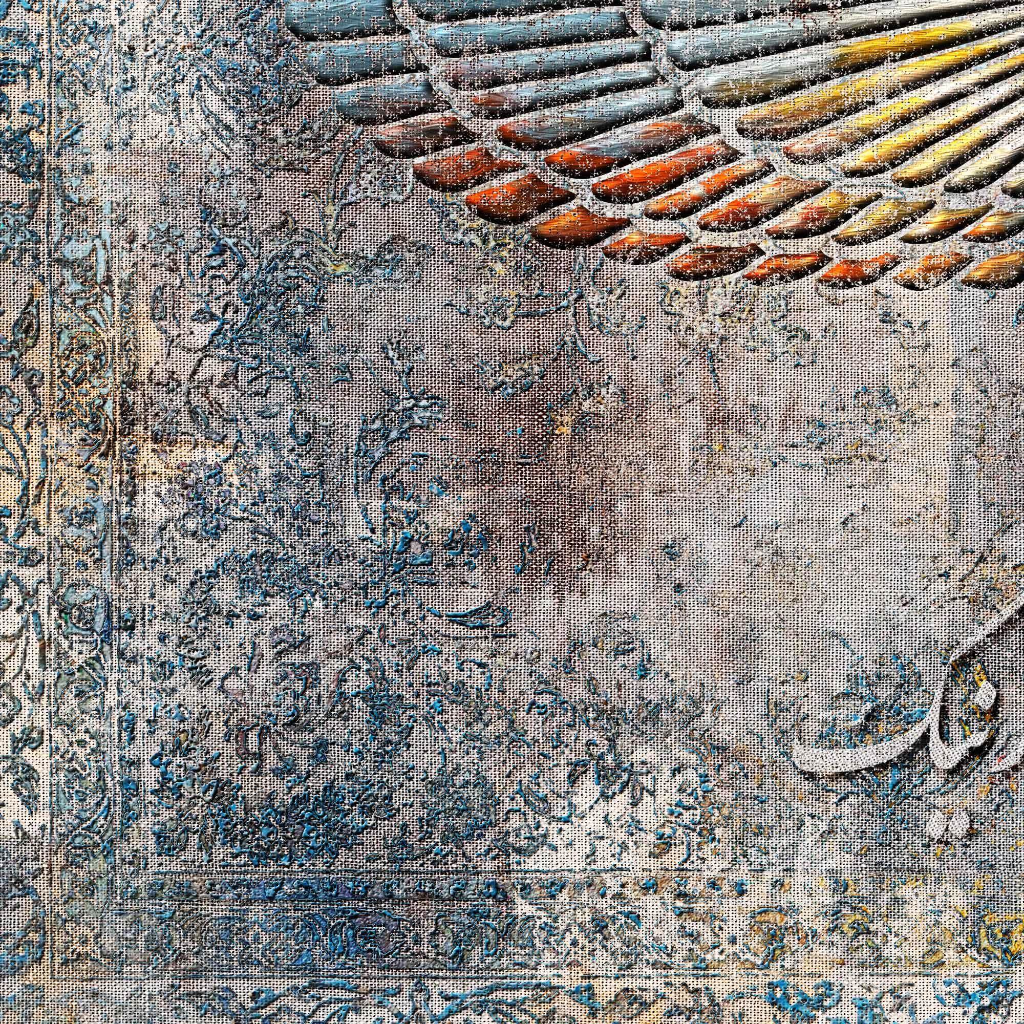 Good Thoughts-Good Words-Good Deeds | Faravahar Wall Art - ORIAVI