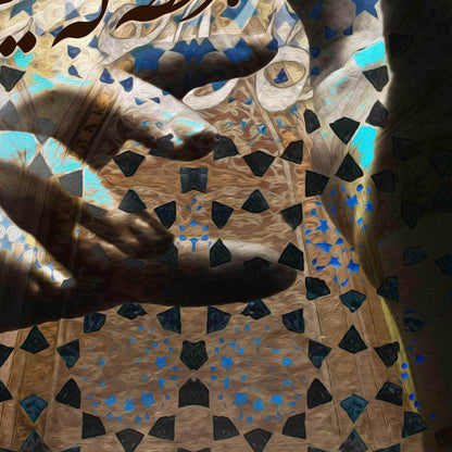 Trust (PANORAMIC) | Persian Calligraphy Wall Art - ORIAVI