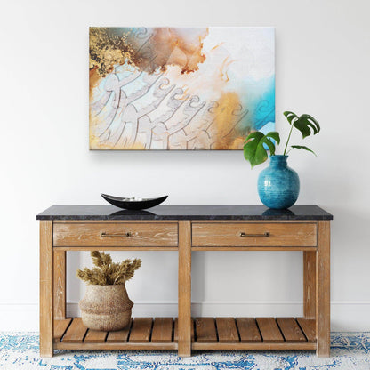 Eshgh -عشق- LOVE | Persian Abstract Calligraphy Wall Art - ORIAVI