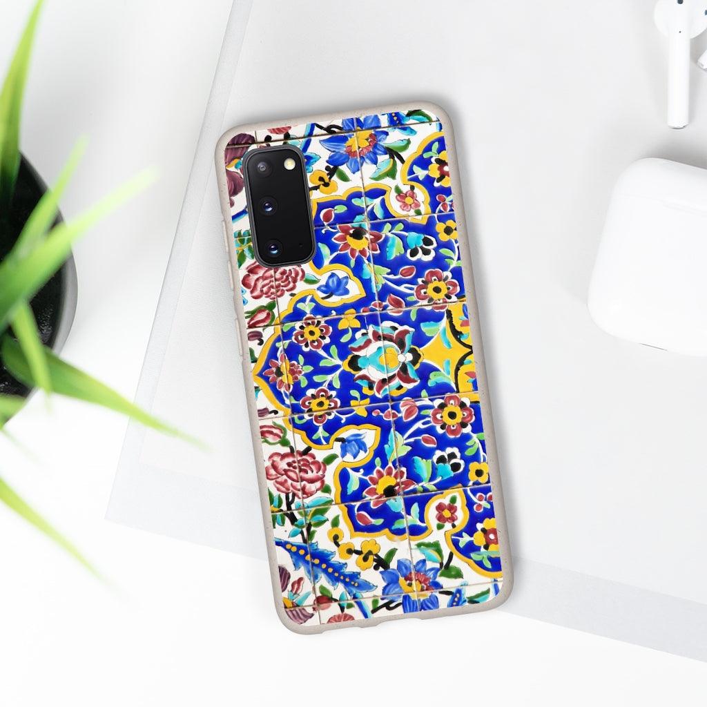 Persian Tile - Biodegradable Samsung Cases - ORIAVI Accessories, Bio, Biodegradable, Compostable, Eco-friendly, iPhone Cases, Mother’s Day promotion, Phone Cases, Samsung Cases, Sustainable