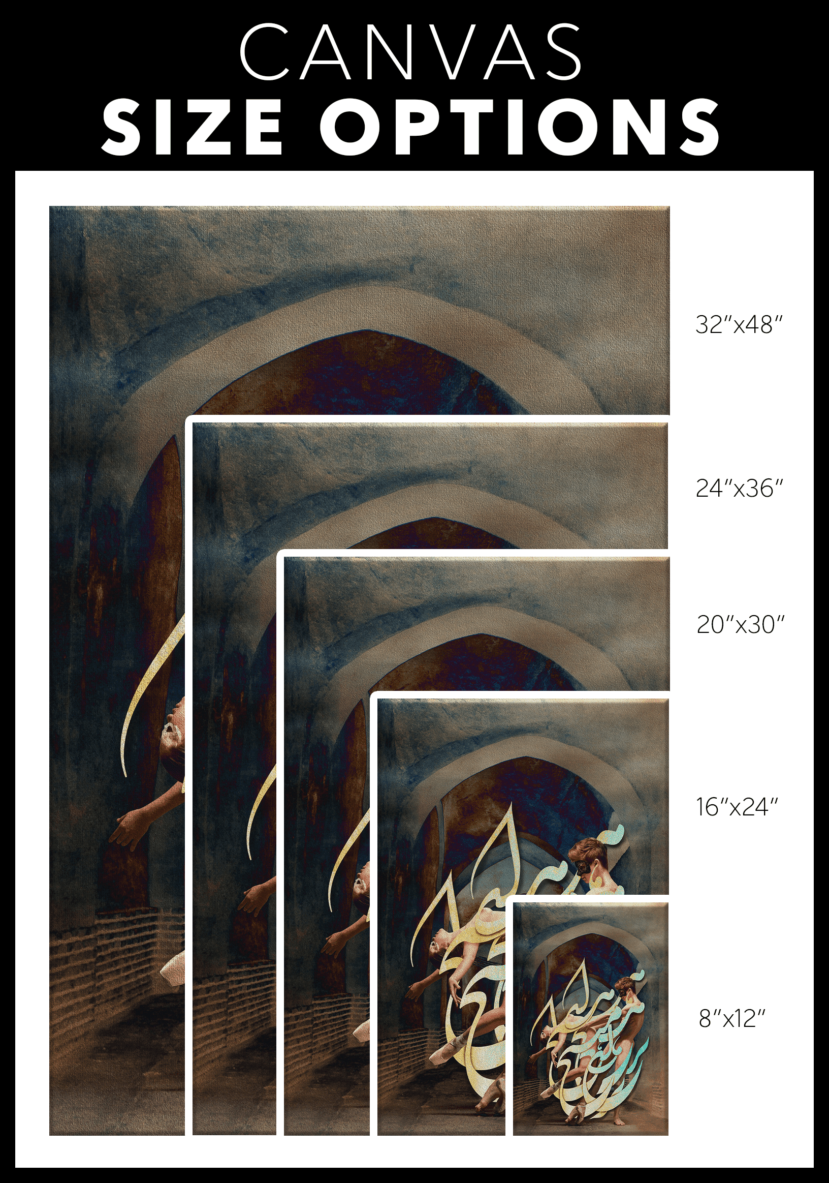 Hich Bar Hich Persian wall art, alternate artwork view 7