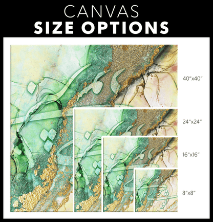 Bi To Be Sar Nemishavad -2- Square Gallery Canvas - ORIAVI