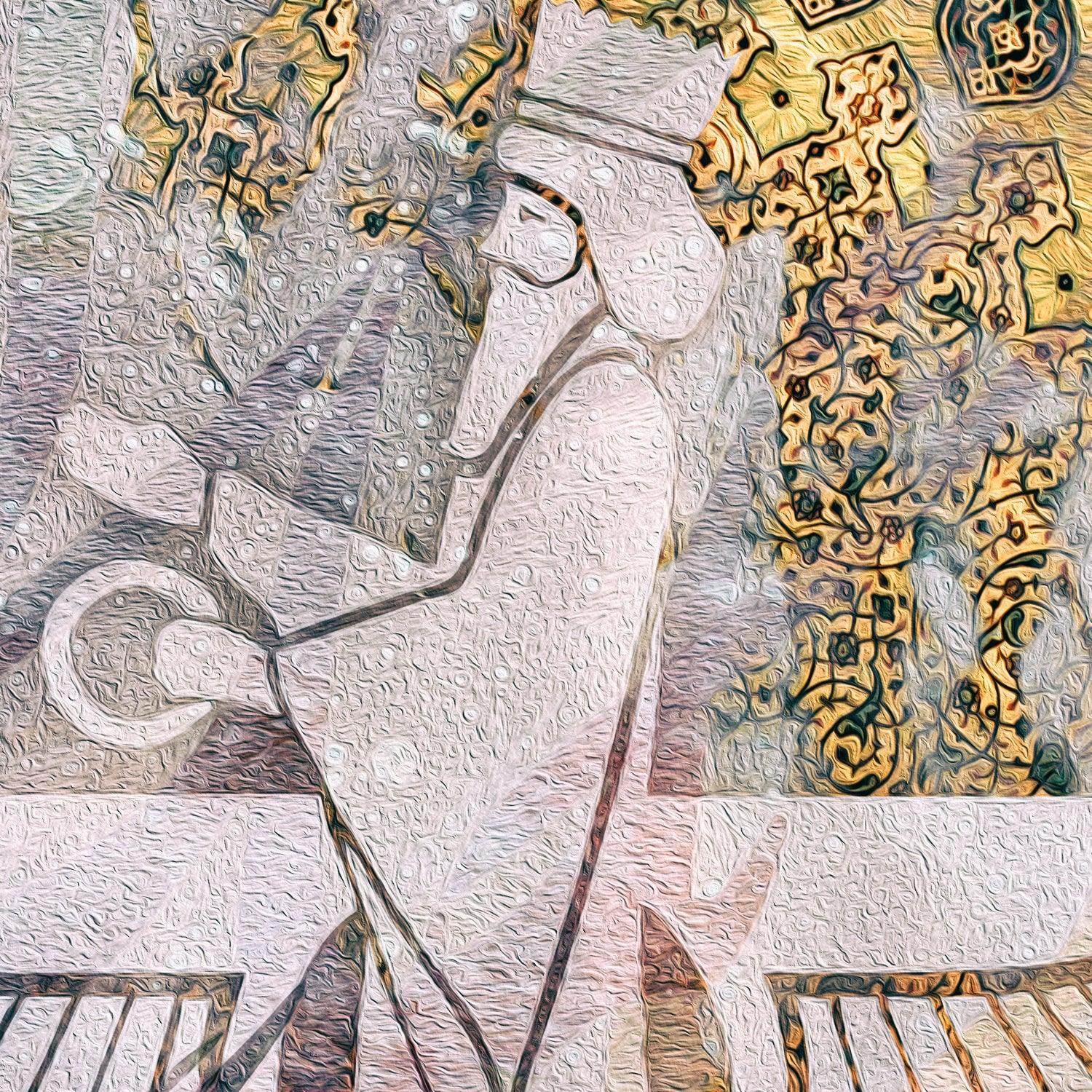 Faravahar Persian wall art, alternate artwork view 5