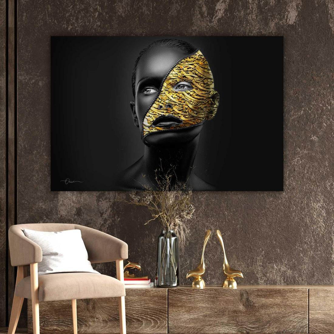 Custom Canvas (TADBIR) 56"X40" - ORIAVI 