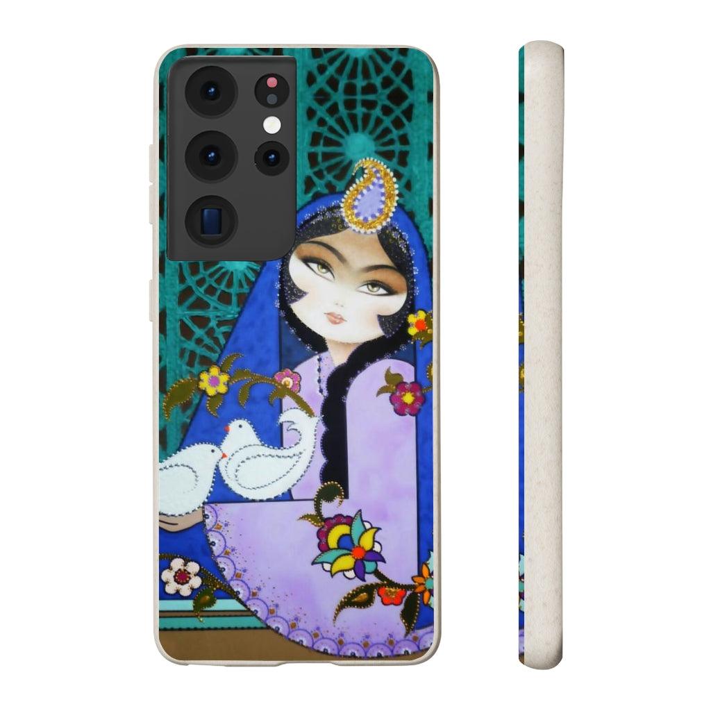 Persian Khatoon - Biodegradable Samsung Cases - ORIAVI Accessories, Bio, Biodegradable, Compostable, Eco-friendly, iPhone Cases, Mother’s Day promotion, Phone Cases, Samsung Cases, Sustainable