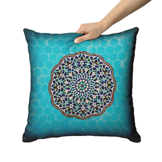 Persian Tile - Iranian Pillow - ORIAVI Persian Art, Persian Pillow