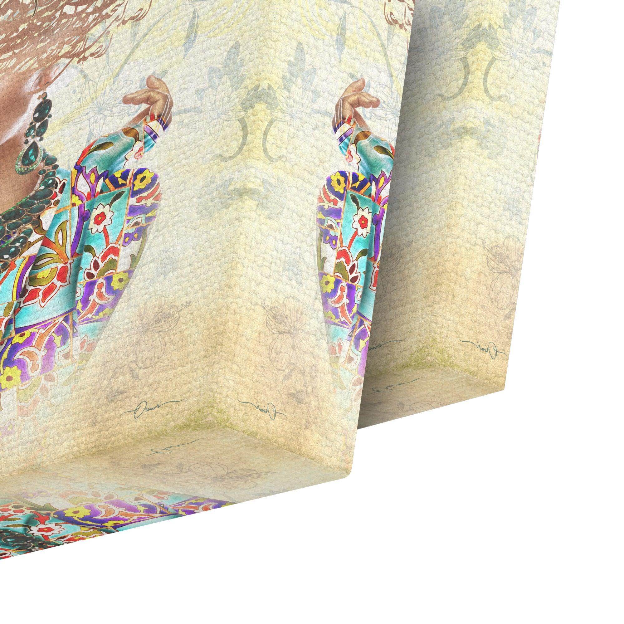 Voice of Love Persian canvas displayed in an interior setting, view 6