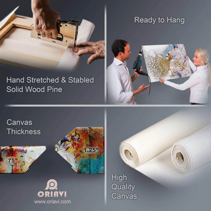 I’m looking forward to you (PANORAMIC) | Persian Calligraphy Wall Art - ORIAVI