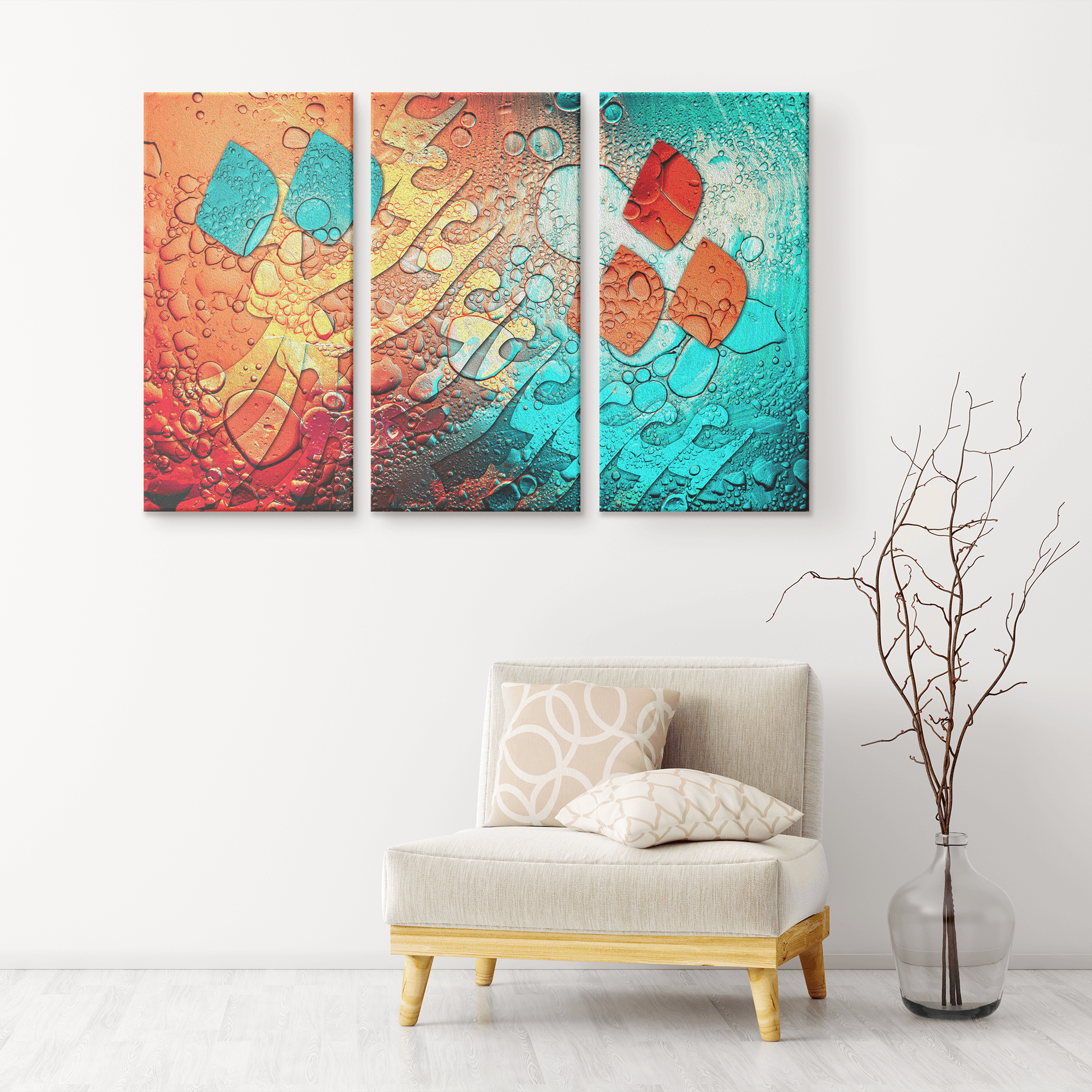 Eshgh (Love) Persian wall art, alternate artwork view 2