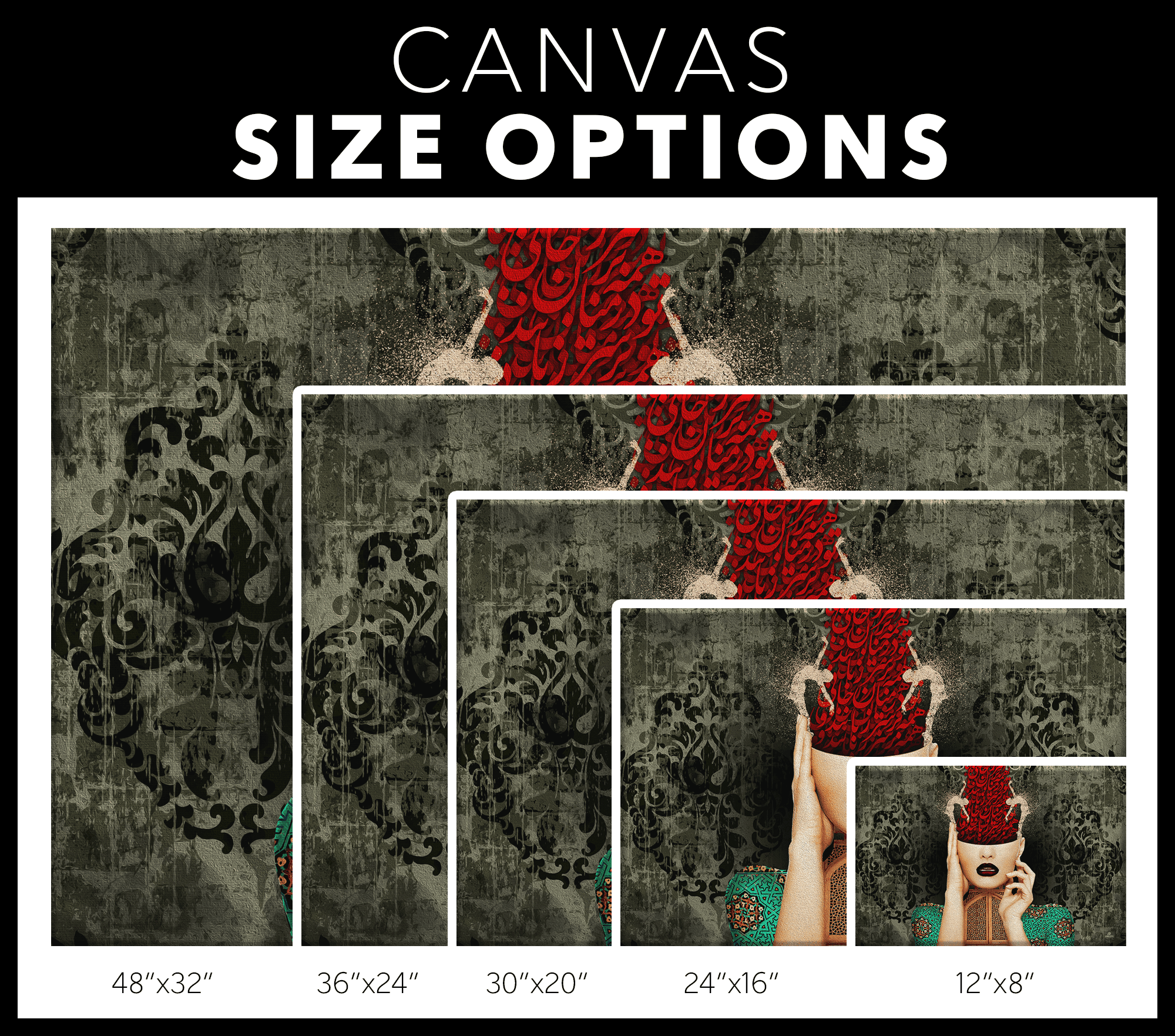 You are among the Heart | Persian Wall Art | Persian Home Wall Decor - ORIAVI