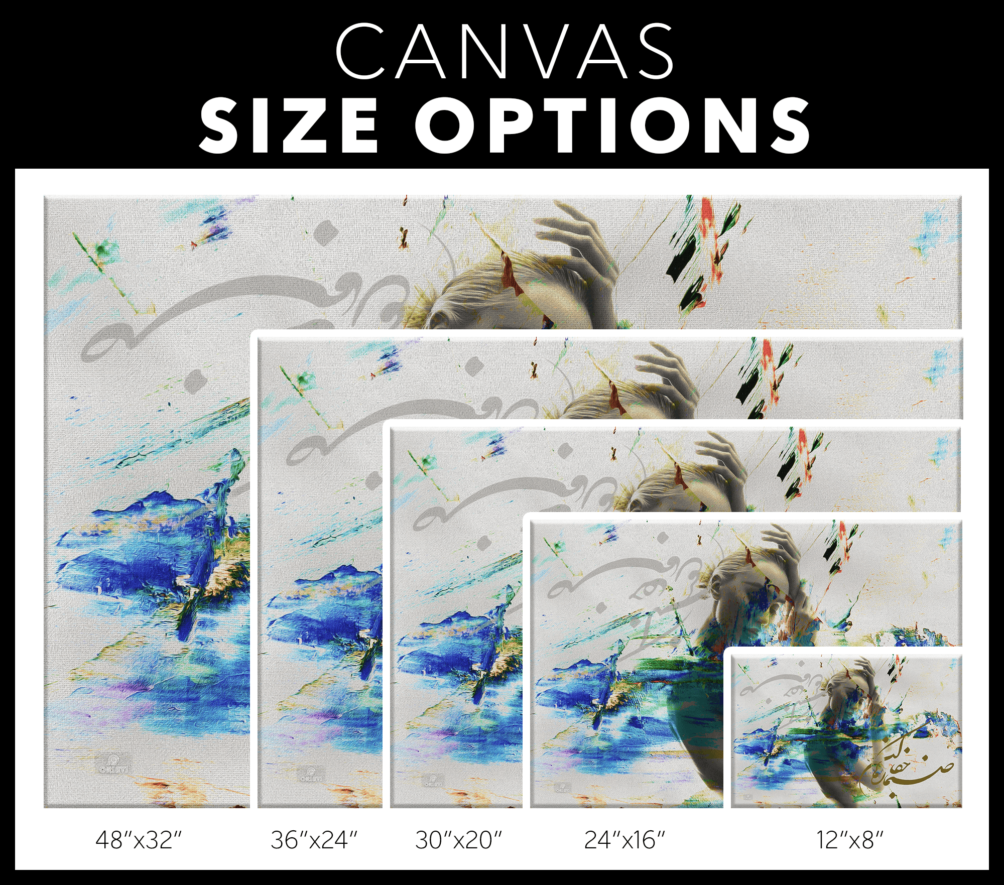 SANAMA | Rumi Quotes | Persian Wall Art | Persian Home Wall Decor - ORIAVI