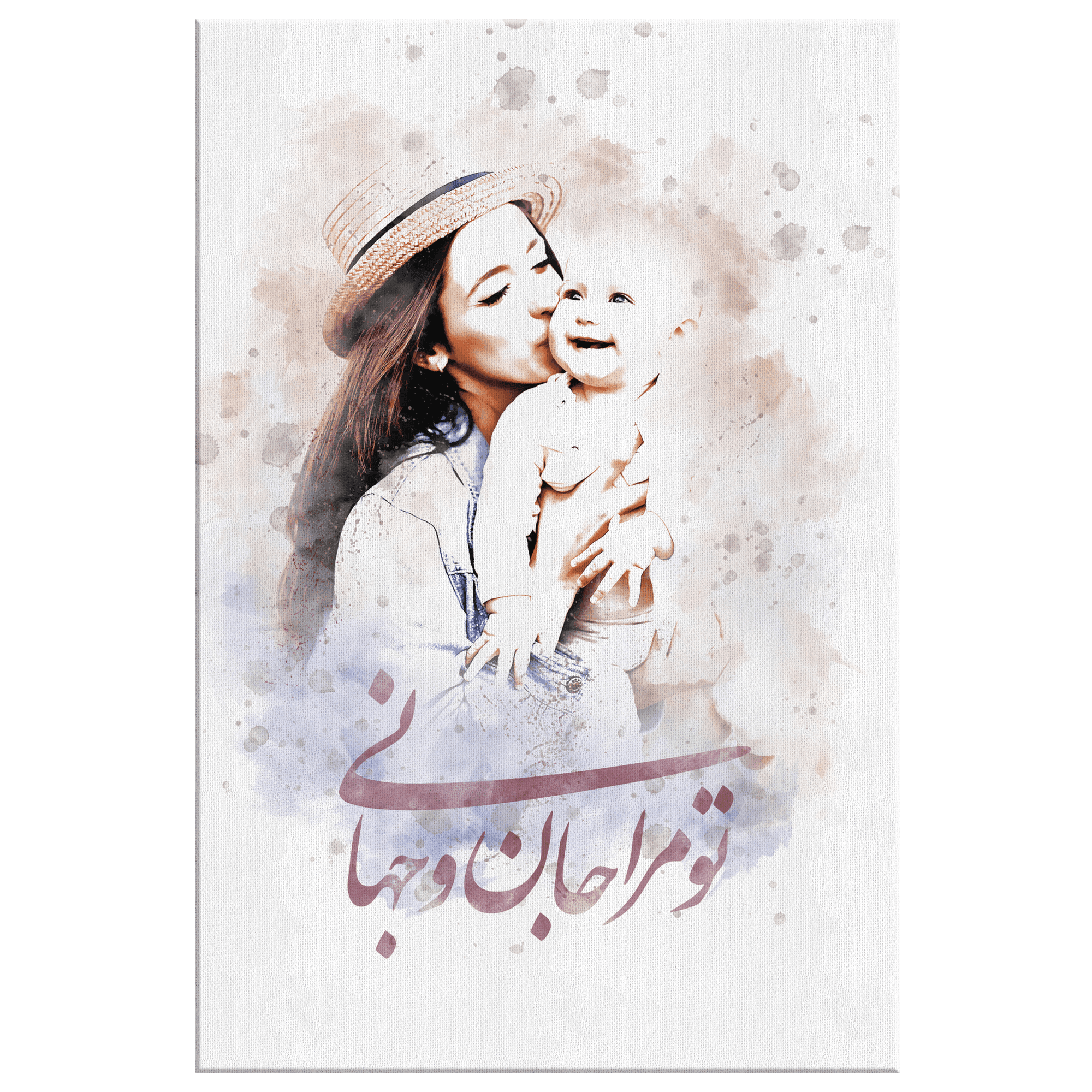 Custom Portrait From Picture -1- Gallery Canvas - ORIAVI