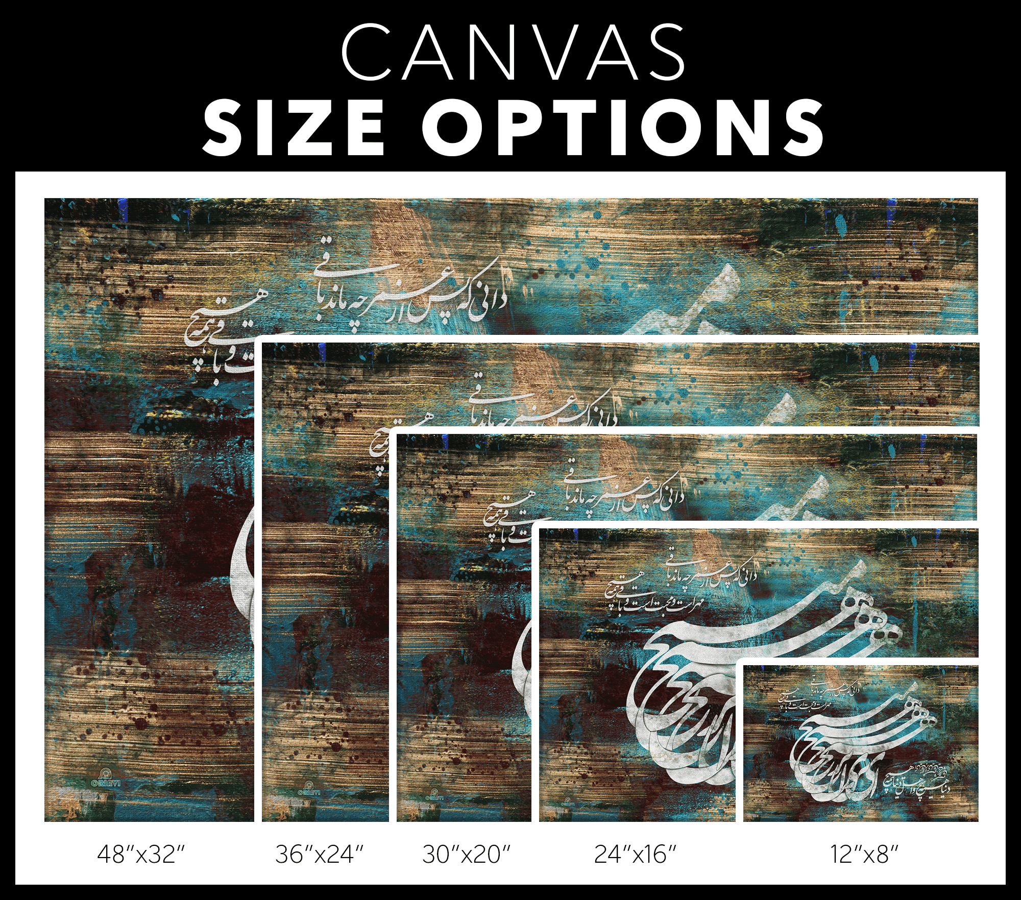 HITCH | Persian Wall Art | Persian Home Wall Decor - ORIAVI