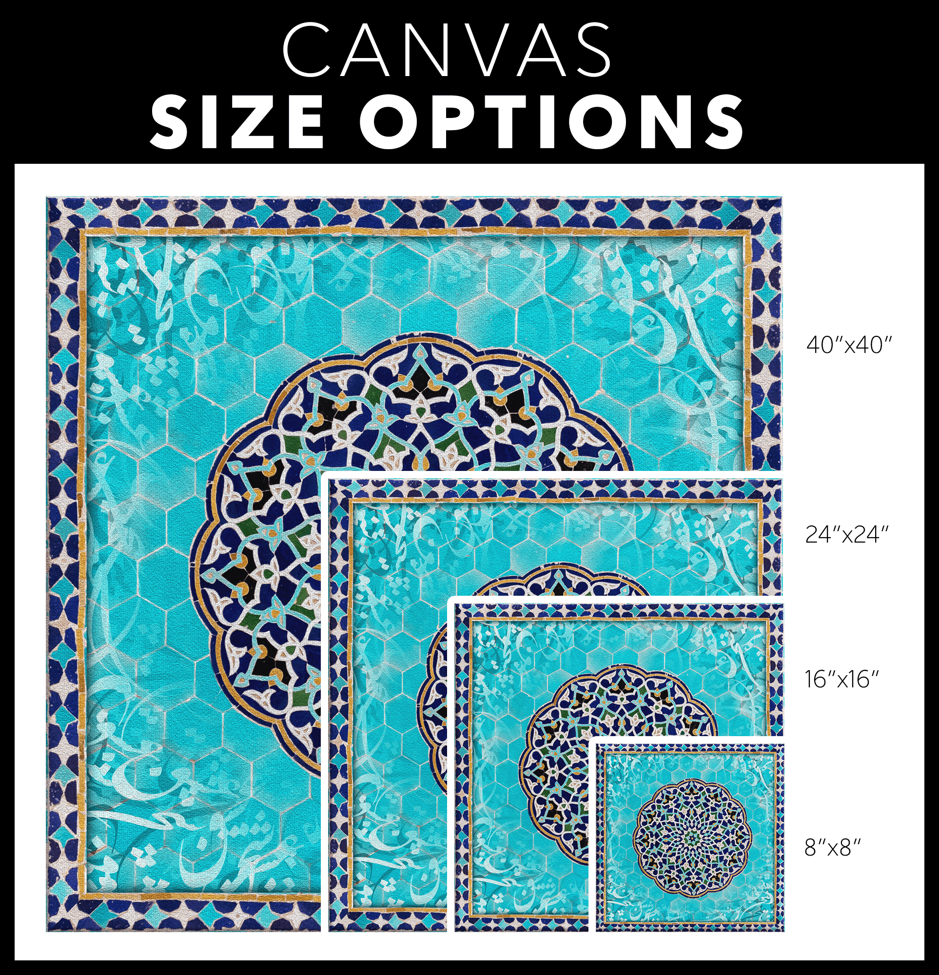 Sokhan-e Eshgh Persian wall art, alternate artwork view 6