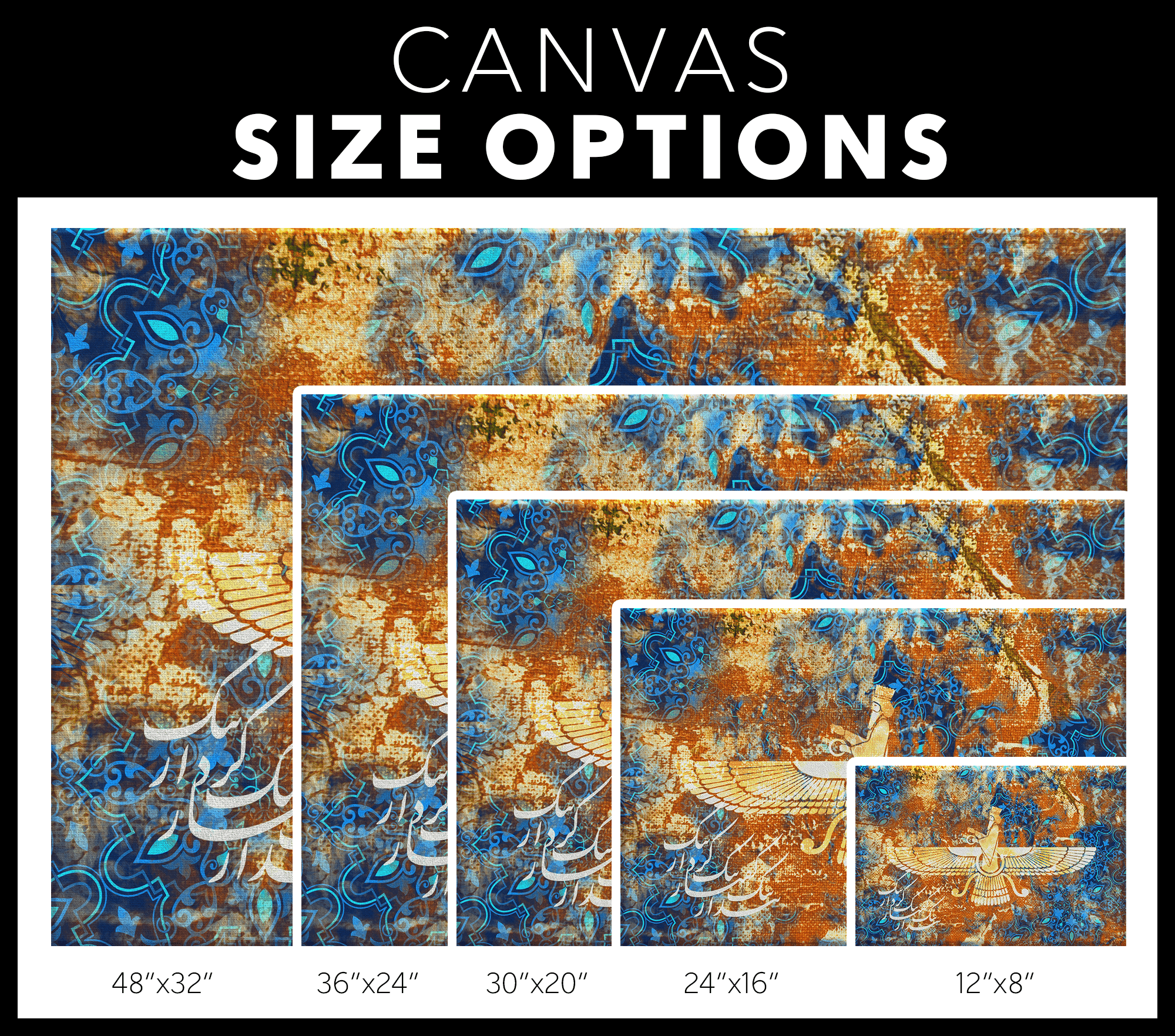 Faravahar | Persian Wall Art | Persian Home Wall Decor - ORIAVI