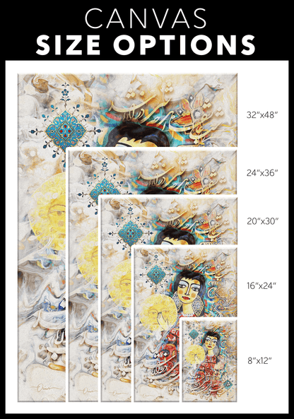 Lovers Night | Persian Wall Art | Persian Home Wall Decor - ORIAVI