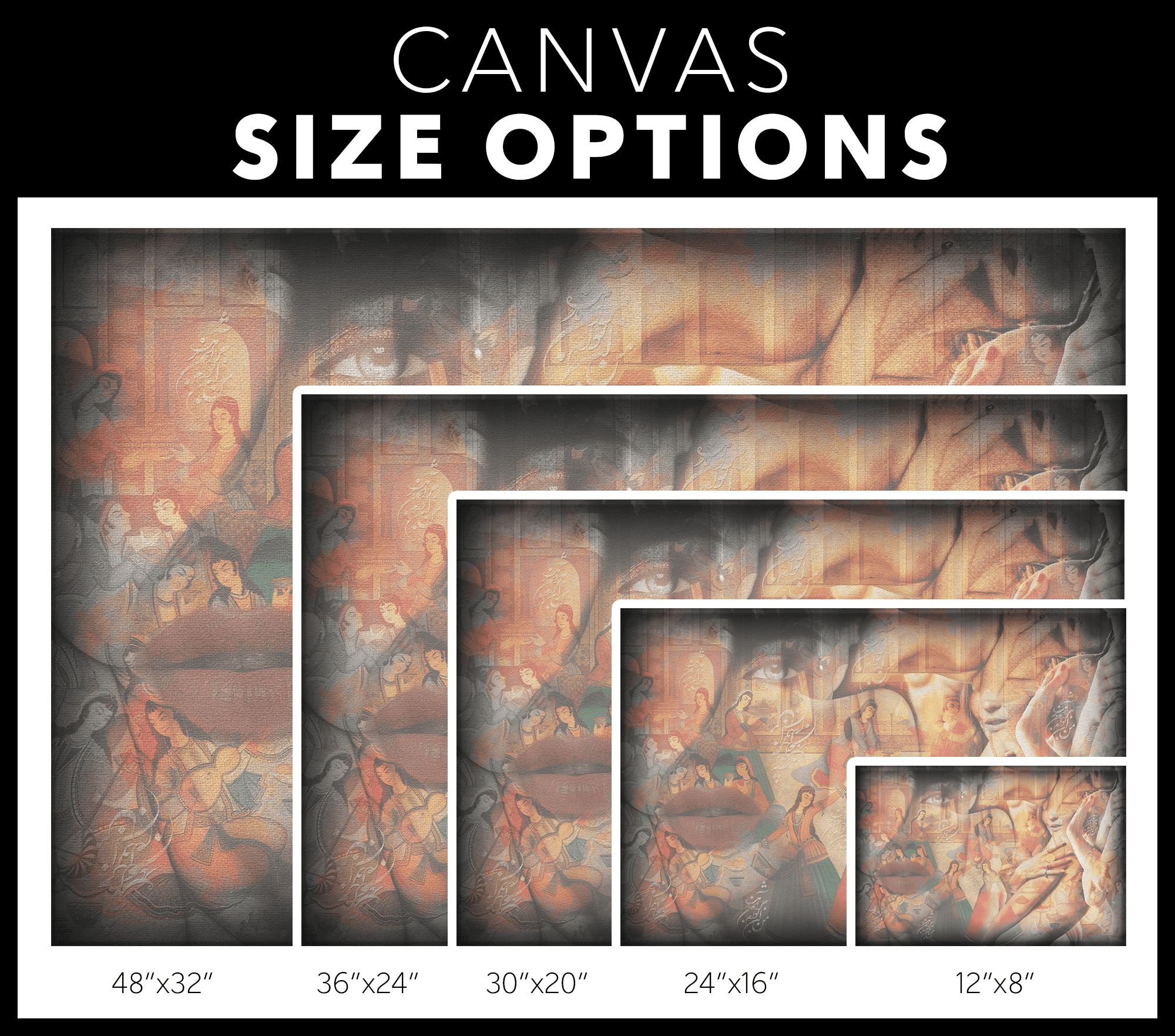 I Belong to You | Persian Wall Art | Persian Home Wall Decor - ORIAVI