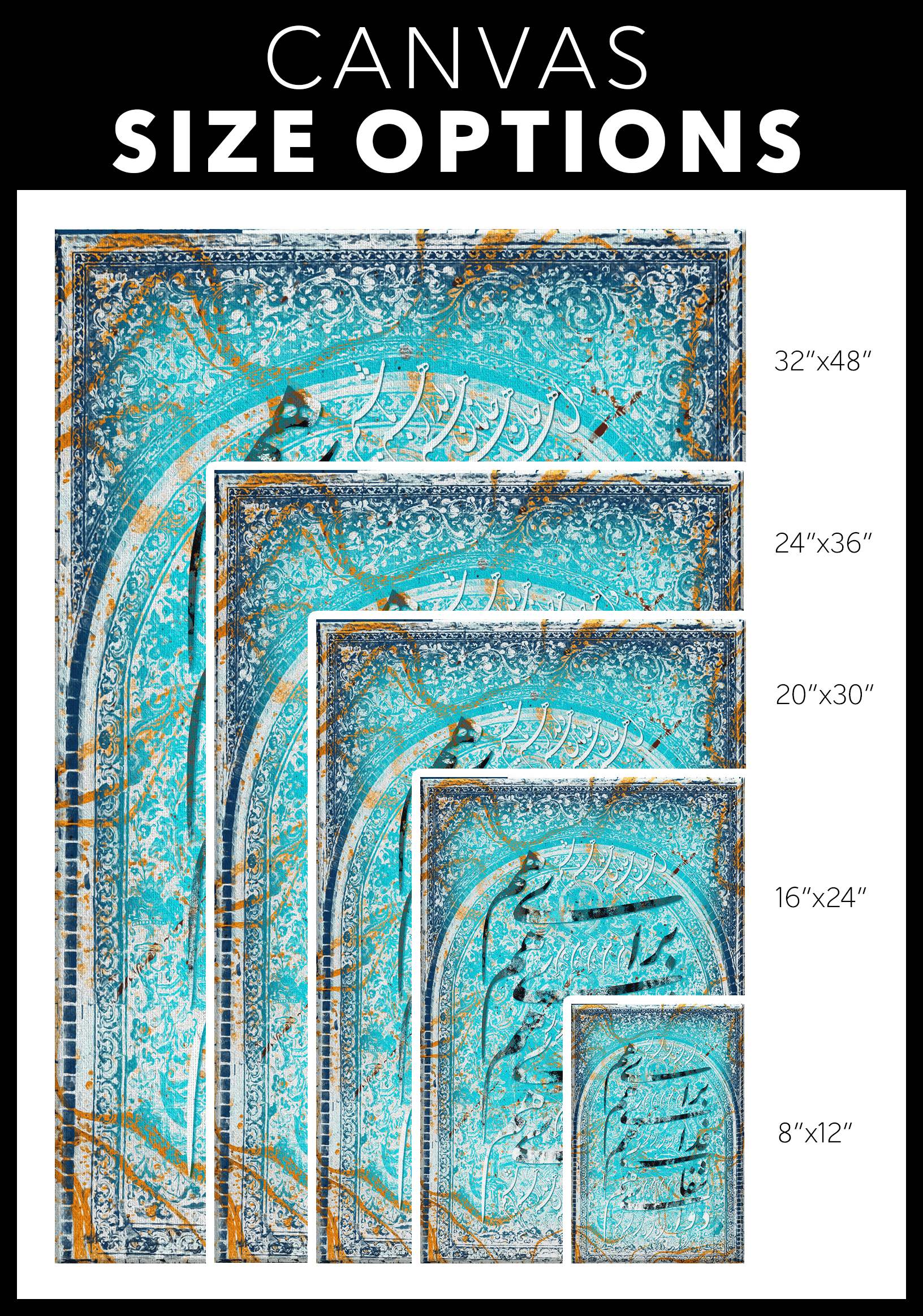 Deldar-e Ham Bashim Persian wall art, alternate artwork view 7