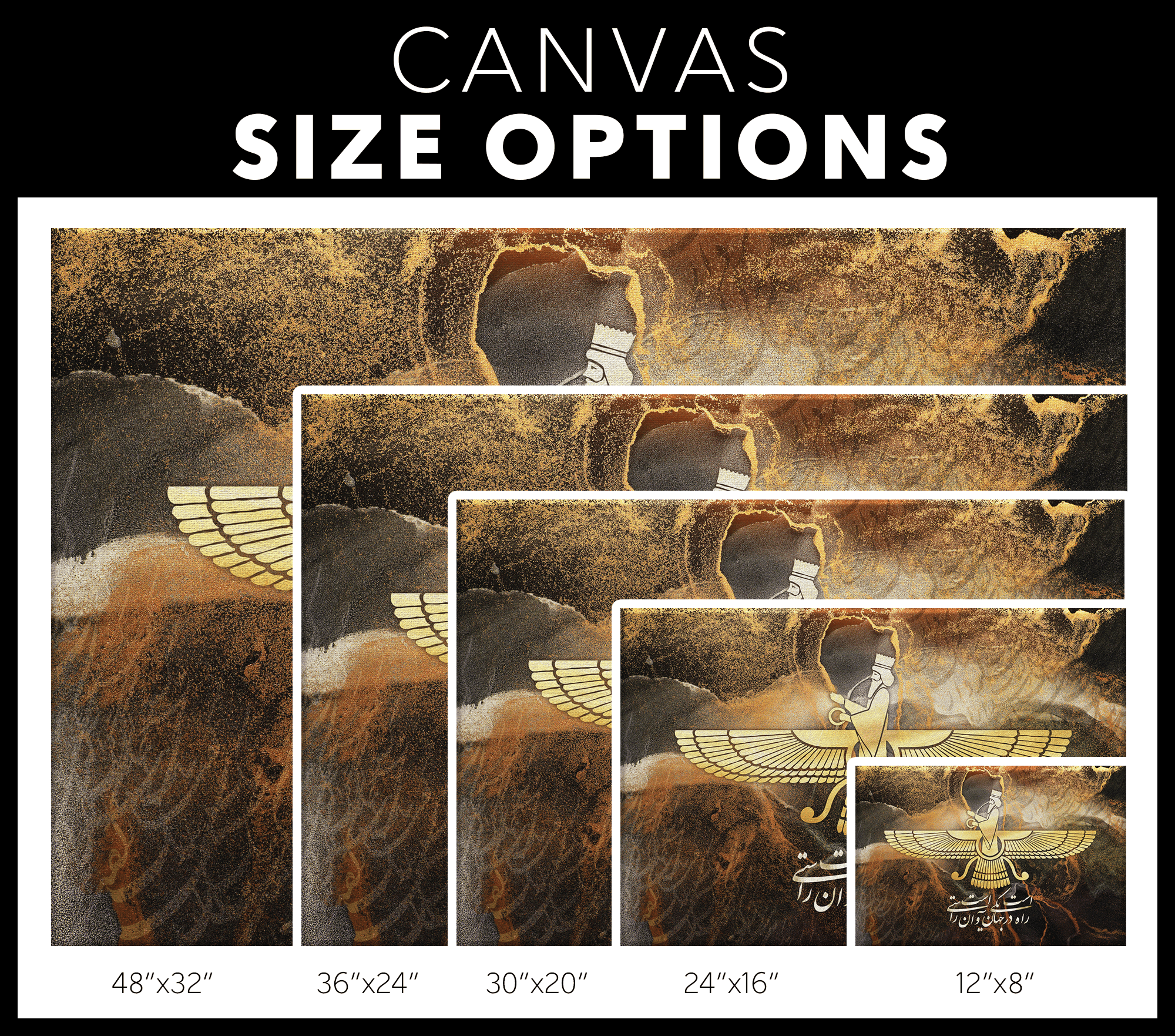 Faravahar | Persian Wall Art | Persian Home Wall Decor - ORIAVI