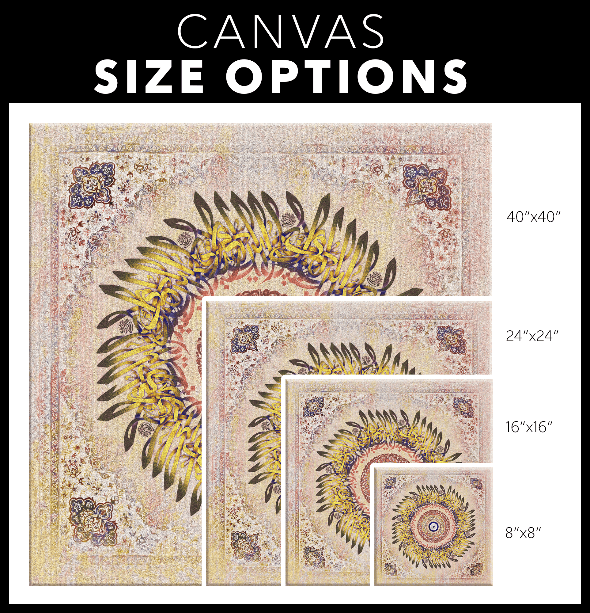 Wa In Yakad | Persian Wall Art | Persian Home Wall Decor - ORIAVI