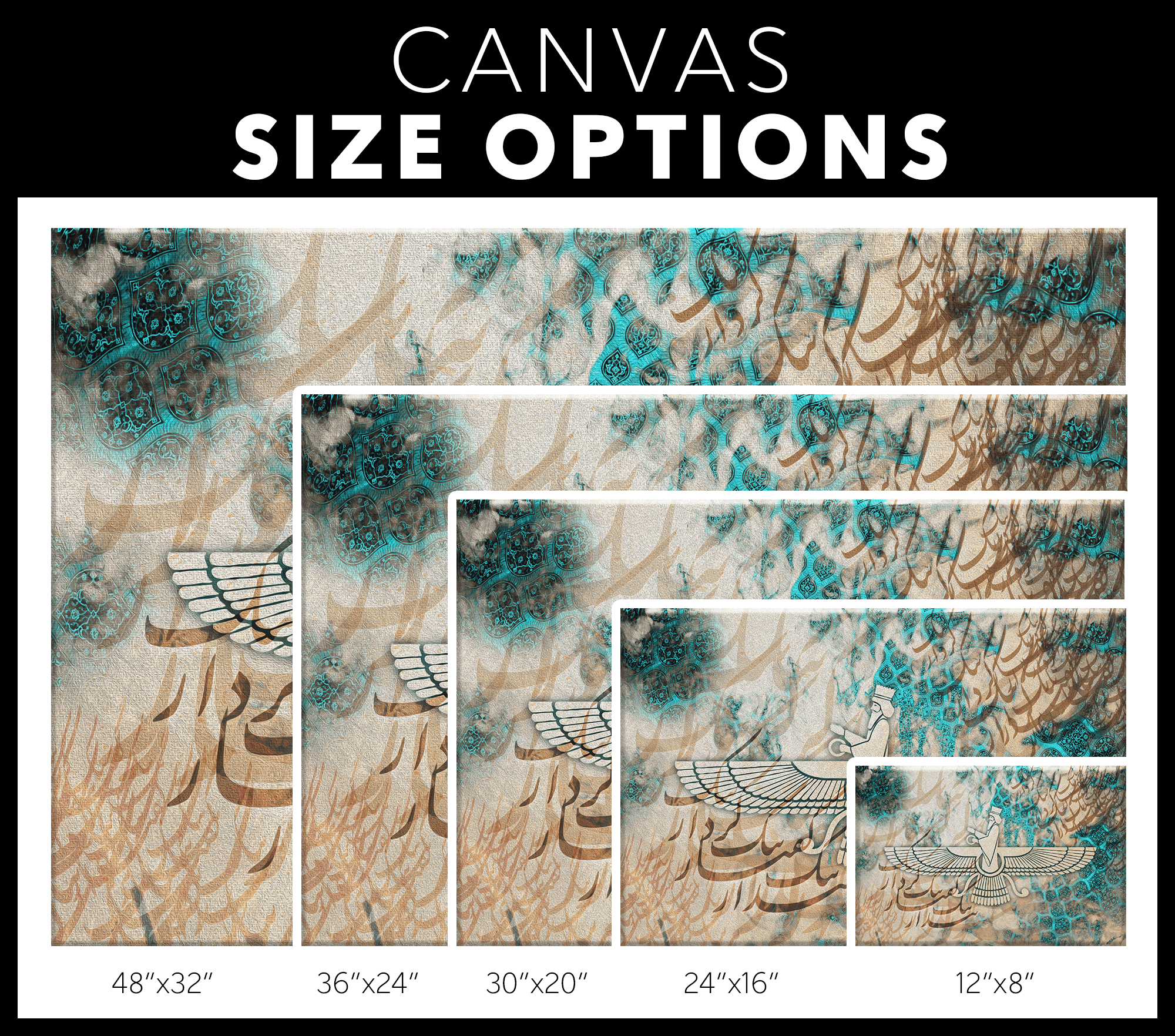 Faravahar | Persian Wall Art | Persian Home Wall Decor - ORIAVI