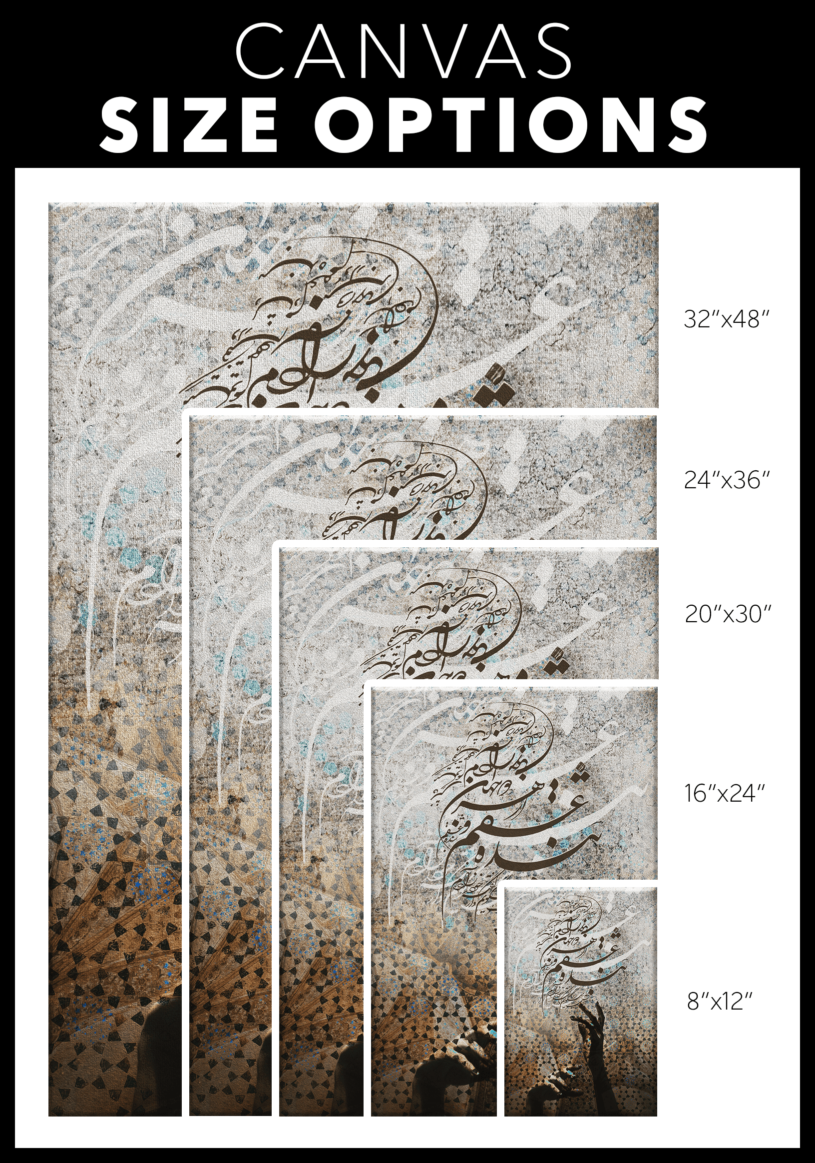 Enslaved to your love | Persian Wall Art | Persian Home Wall Decor - ORIAVI