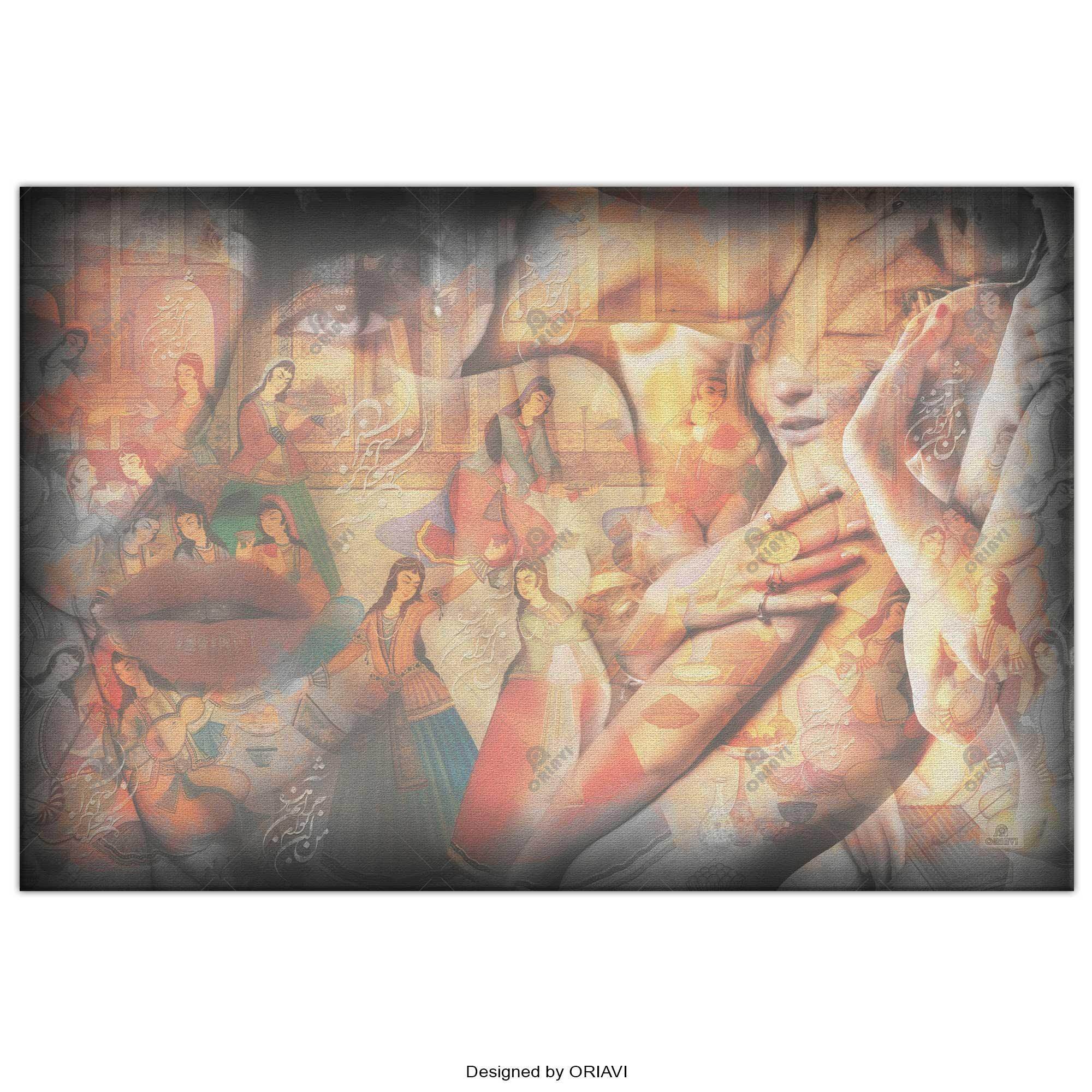 I Belong to You Persian wall art, alternate artwork view 5