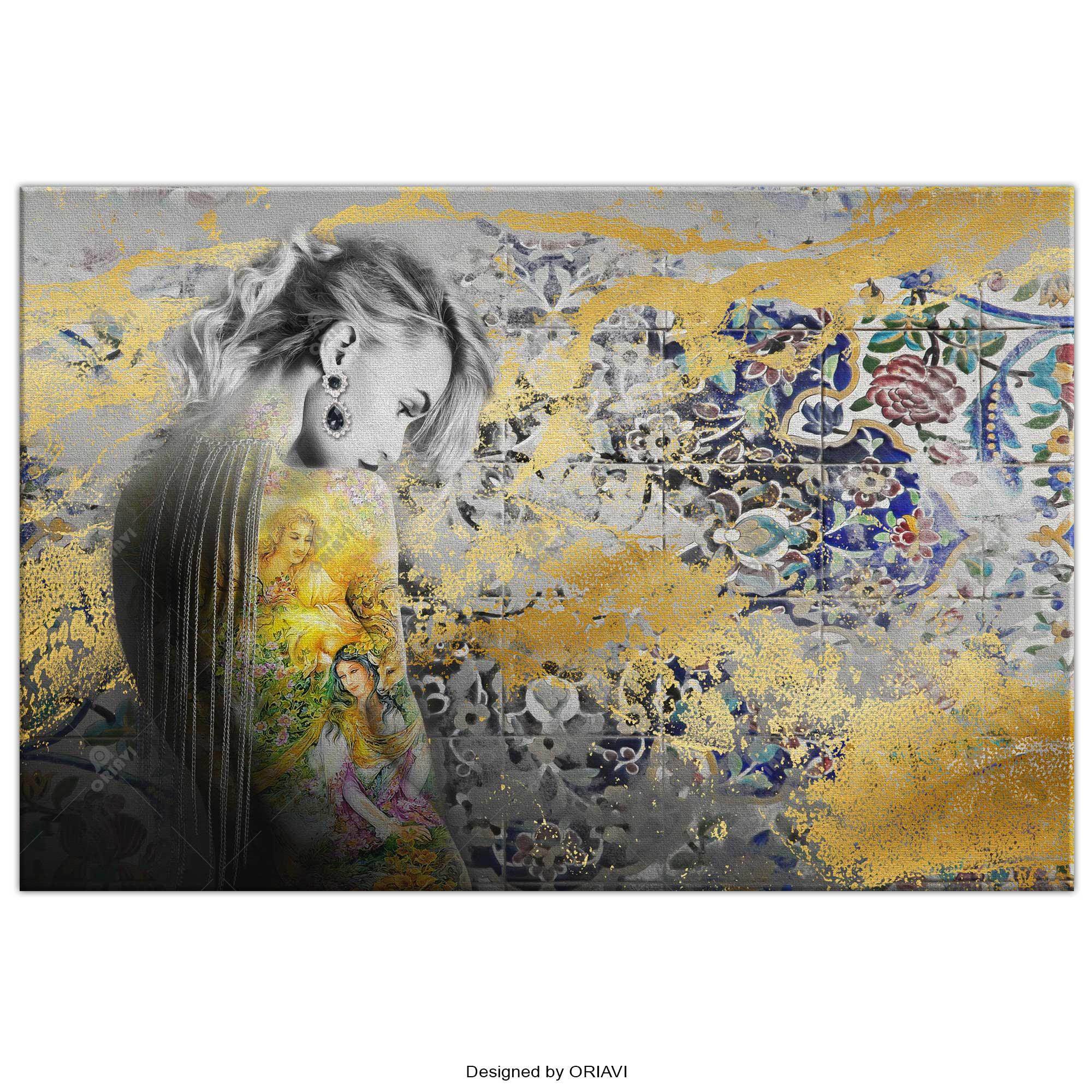 Romantic Persian wall art, alternate artwork view 5