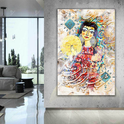 Lovers Night | Persian Wall Art | Persian Home Wall Decor - ORIAVI