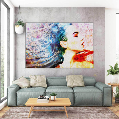 Moghim-e Zolf-e To | Persian Wall Art | Persian Home Wall Decor - ORIAVI