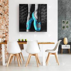 Havay-e Kooye To — Hafez Blue Ballet Calligraphy Canvas