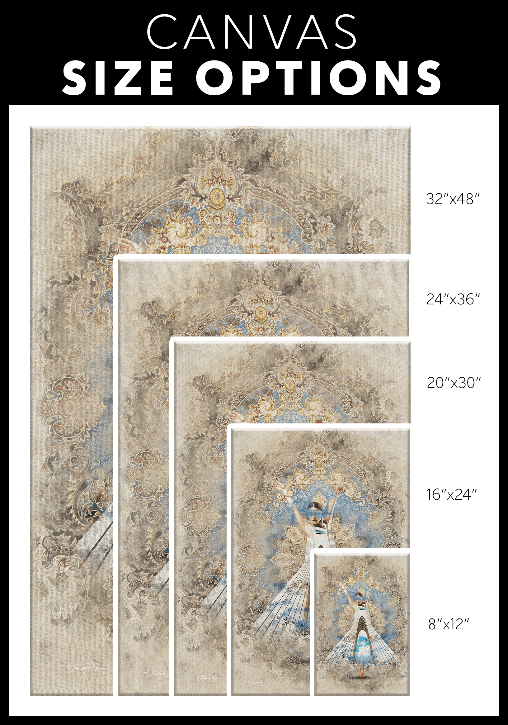 Dance and Freedom | Persian Wall Art | Persian Home Wall Decor - ORIAVI