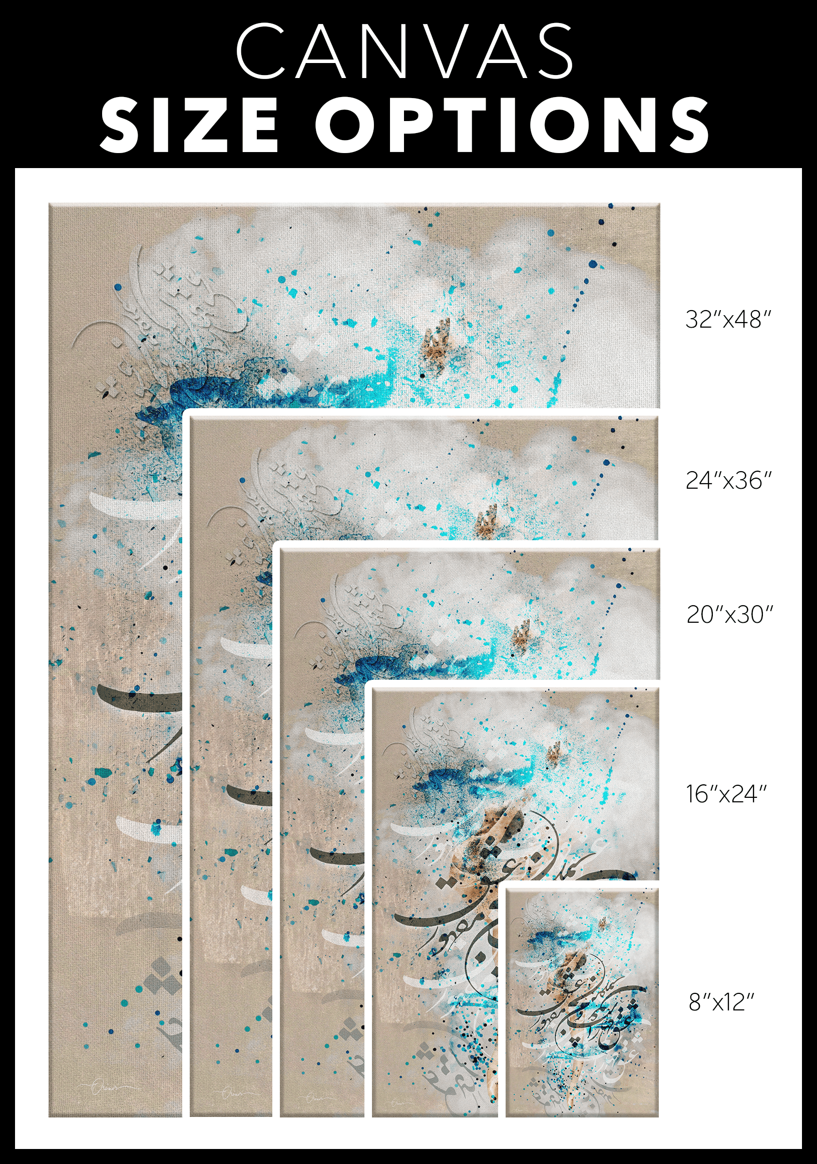 Love is mighty | Persian Wall Art | Persian Home Wall Decor - ORIAVI